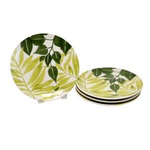 4 Pottery Barn Graphic Garden Salad/Dessert Plates